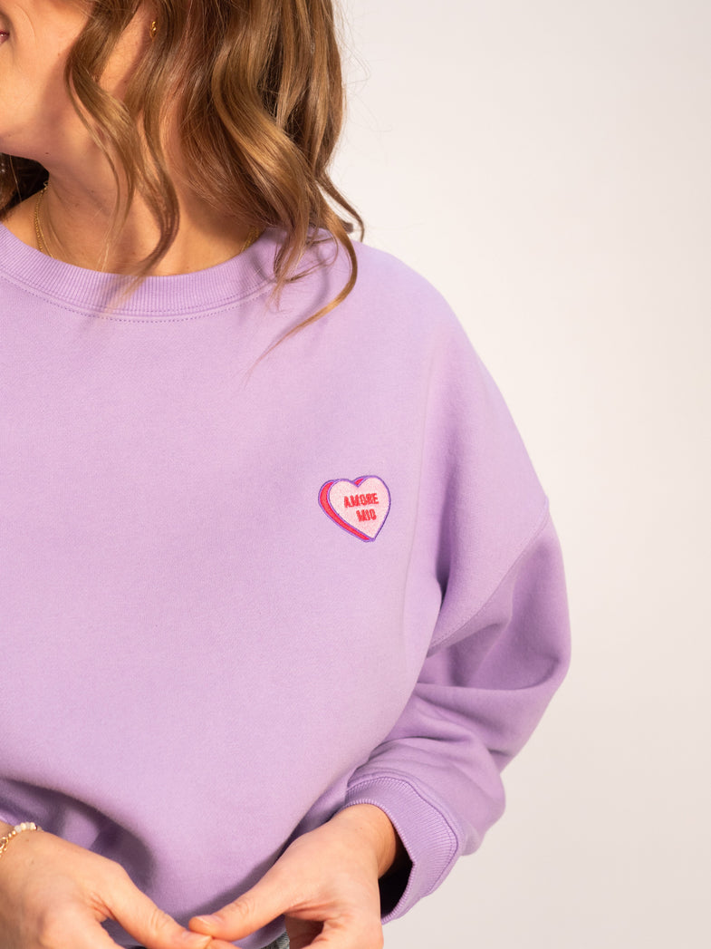 Elle And Rapha Sweater Amore Mio | Lavender*