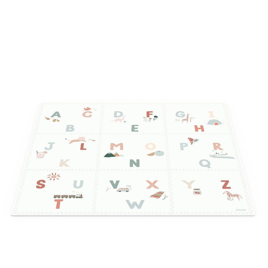 Play And Go EEVAA 2-In-1 Speeltapijt Puzzelmat & Opbergbox | Alphabet