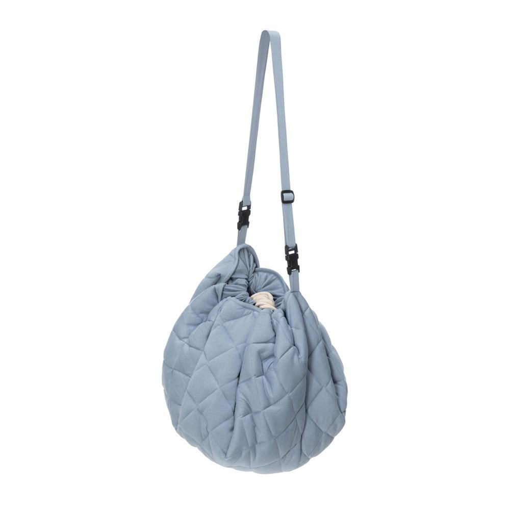 Play And Go Opbergzak Speelmat Organic | Dusty Blue