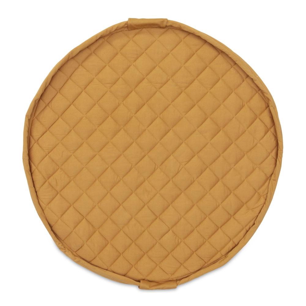 Play And Go Opbergzak Speelmat Organic | Mustard Chai Tea