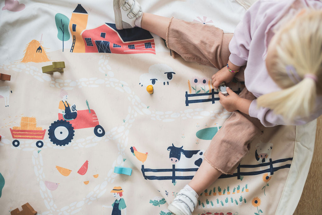 Play and go Opbergzak | Speelmat Farm
