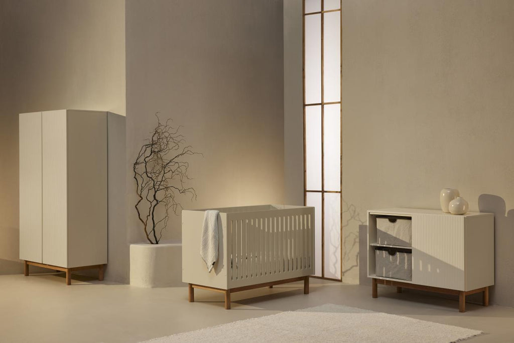 Quax Babybed Mood Meegroeibed 140x70cm | Clay