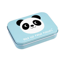 Metalen doosje met schattige pleisters Panda