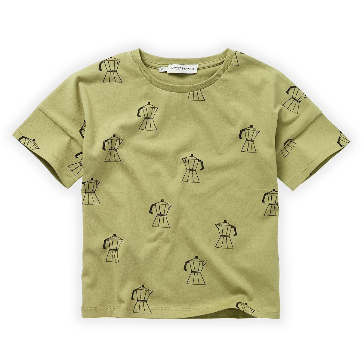 Sproet & Sprout Loose T-Shirt | Percolator Olive Green  *