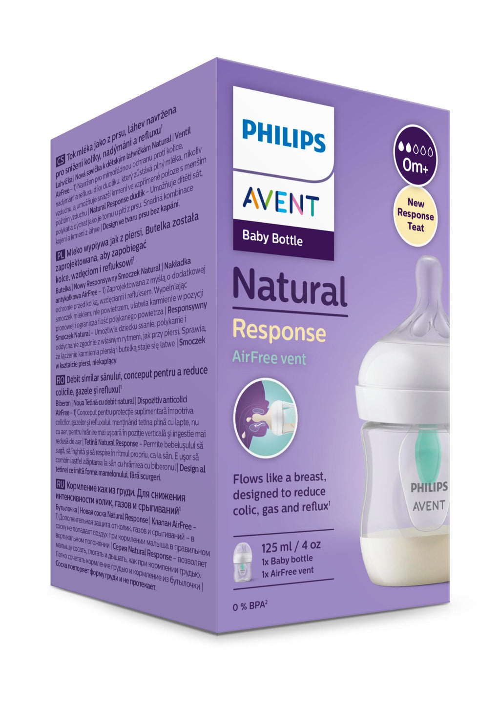 Avent Natural Airfree Zuigfles SCY670/01 125ml