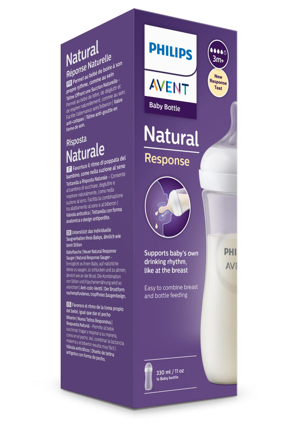 Avent Natural Zuigfles 3.0 SCY906/01 330ml