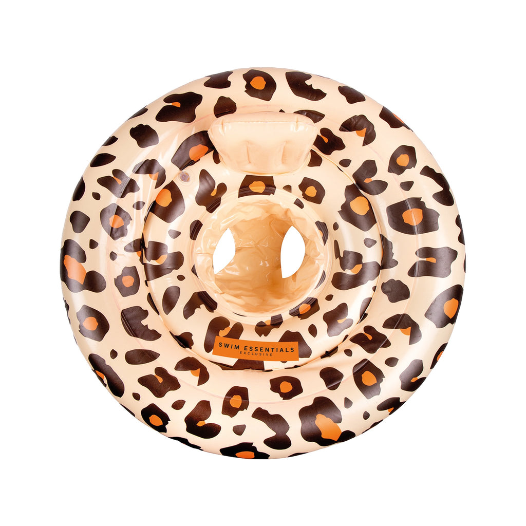 Swim Essentials Baby Swim Seat 0-1 jaar | Beige Leopard*