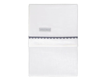 * Little Dutch Wiegdeken 70x100cm | Blue Rounded