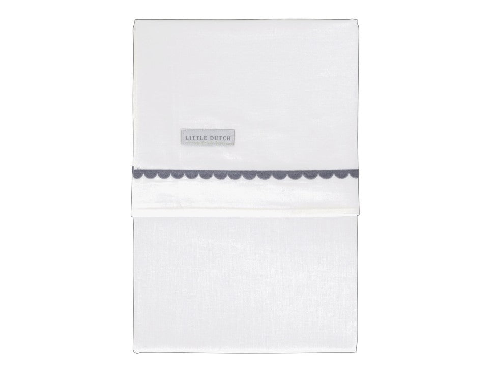 * Little Dutch Wiegdeken 70x100cm | Blue Rounded