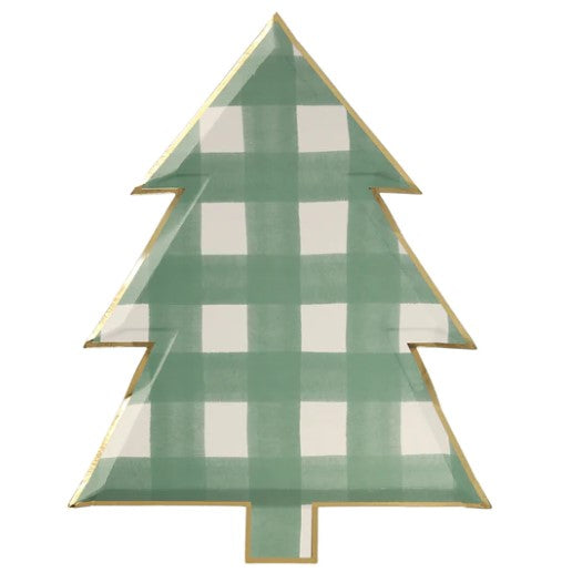 Meri Meri Set 8 Kartonnen Bordjes | Christmas Tree*