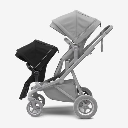 * Thule Sleek Zitje Voor Dubbele Buggy | Midnight Black