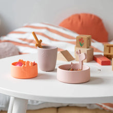 Done By Deer Silicone Bowl Set 2 | Lalee Powder / Coral