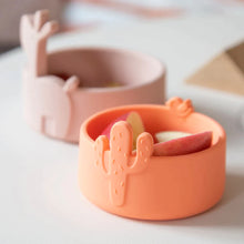 Done By Deer Silicone Bowl Set 2 | Lalee Powder / Coral