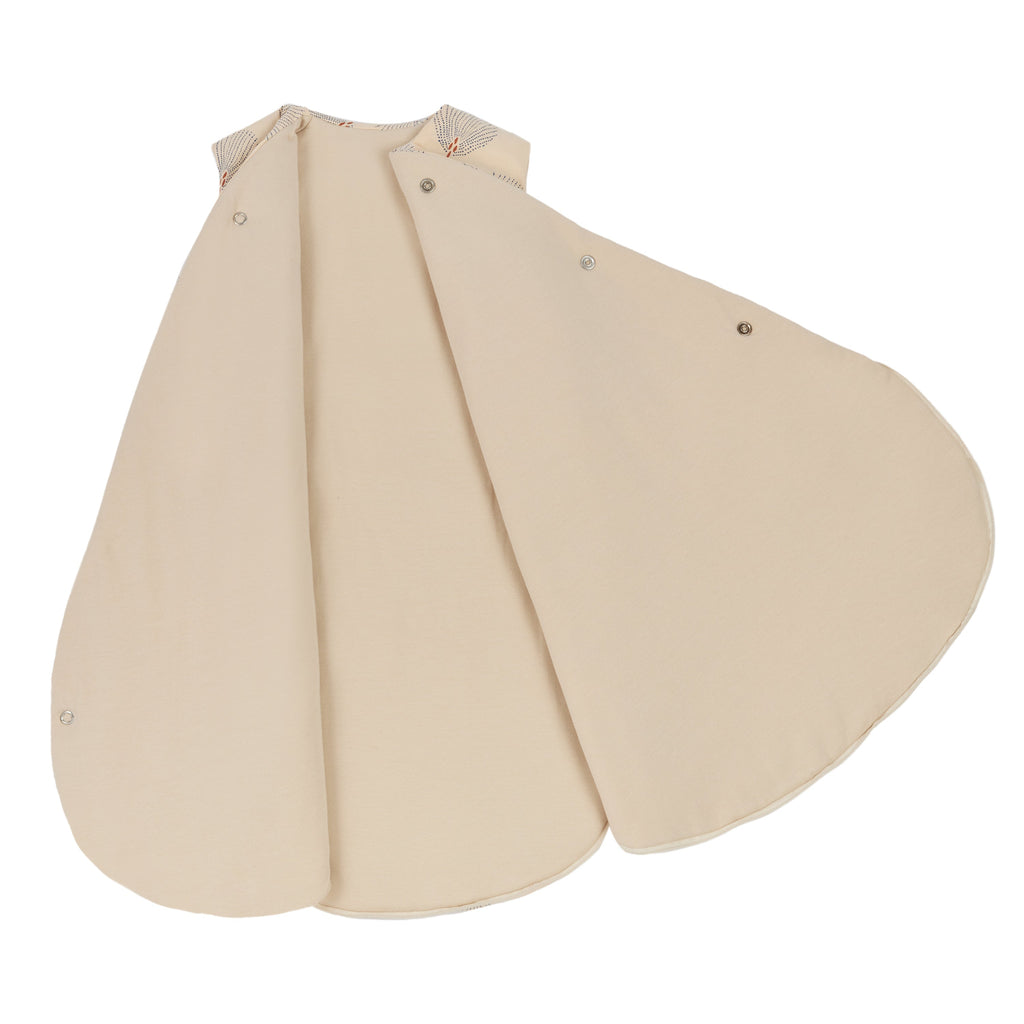 *  Nobodinoz Snowy Warm Winterslaapzak 0-6M | Blue Gatsby / Cream