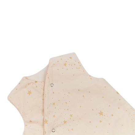 *  Nobodinoz Snowy Warm Winterslaapzak 0-6M | Gold Stella / Dream Pink