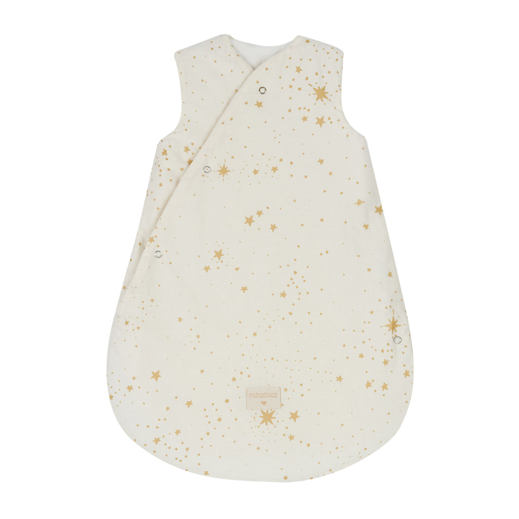 * Nobodinoz Snowy Warm Winterslaapzak 0-6M | Gold Stella / Natural