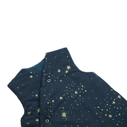 *  Nobodinoz Snowy Warm Winterslaapzak 0-6M | Gold Stella / Night Blue