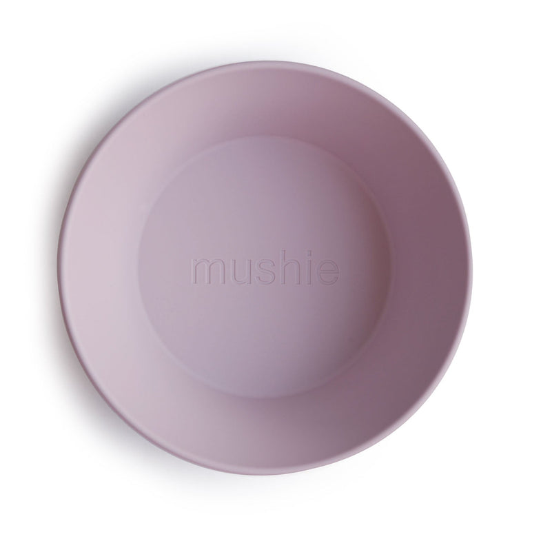 Mushie Set 2 Bowls Rond | Soft Lilac