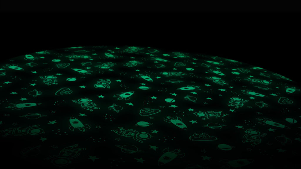 Play and go Opbergzak | speelmat Space Glow in the dark