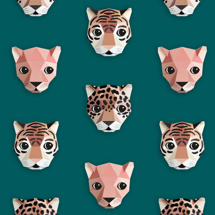 Studio Ditte Behangpapier | Panthera groen