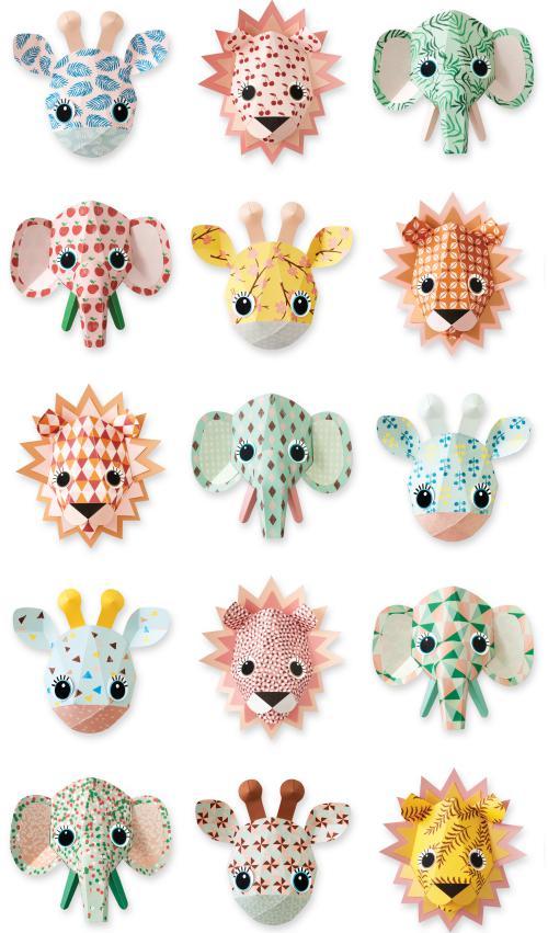 Studio Ditte Behangpapier | Wild animals sweet