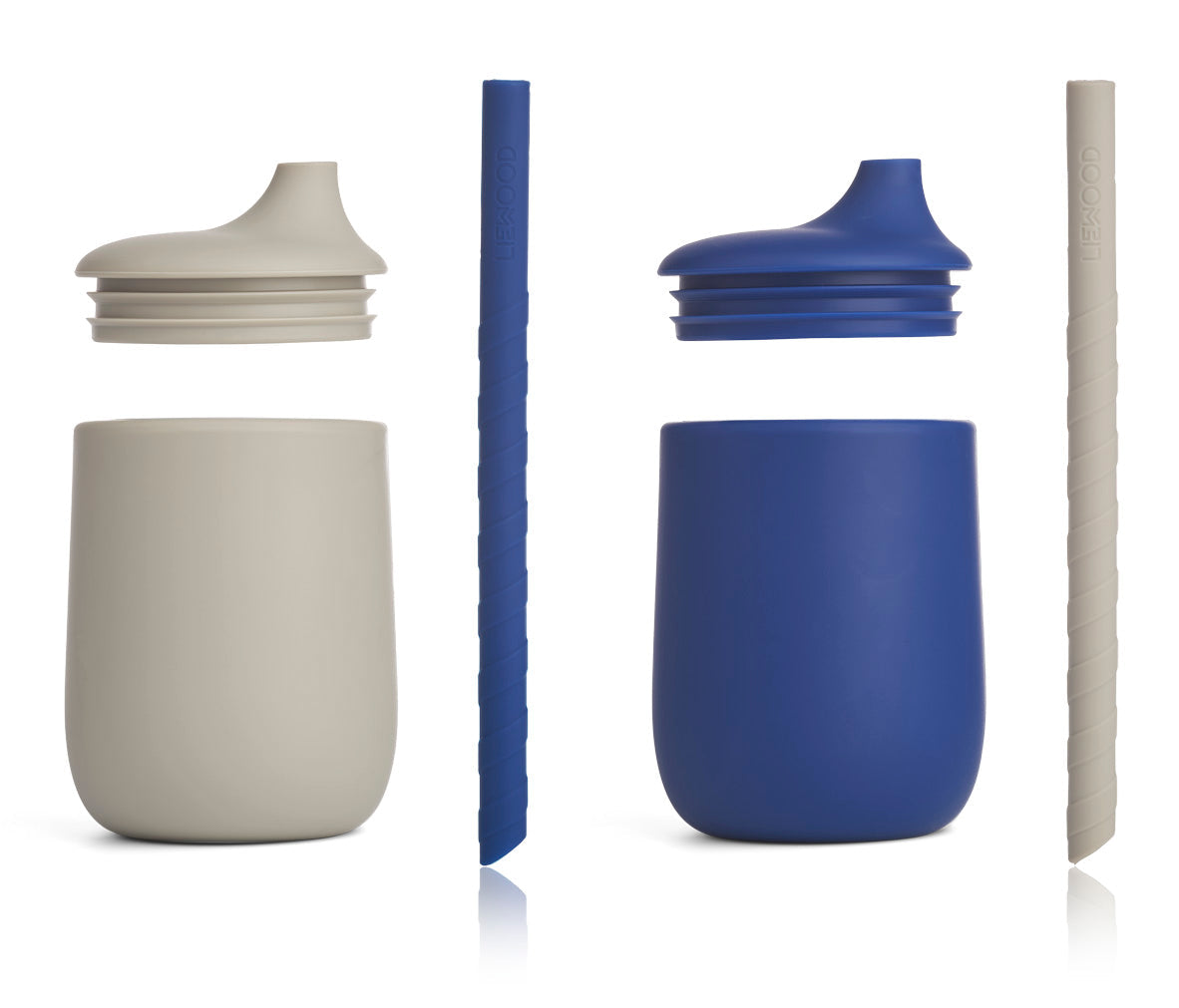 ZZZ Liewood Ellis Sippy Cup 2-pack | Mist/ Surf Blue Mix *