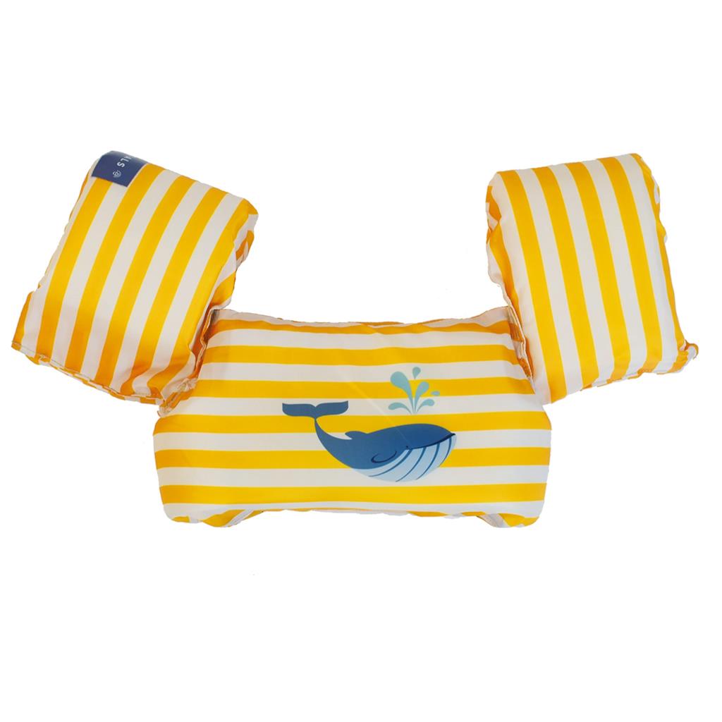 Swim Essentials Puddle Jumper 15-30kg | Geel Wit Walvissen*