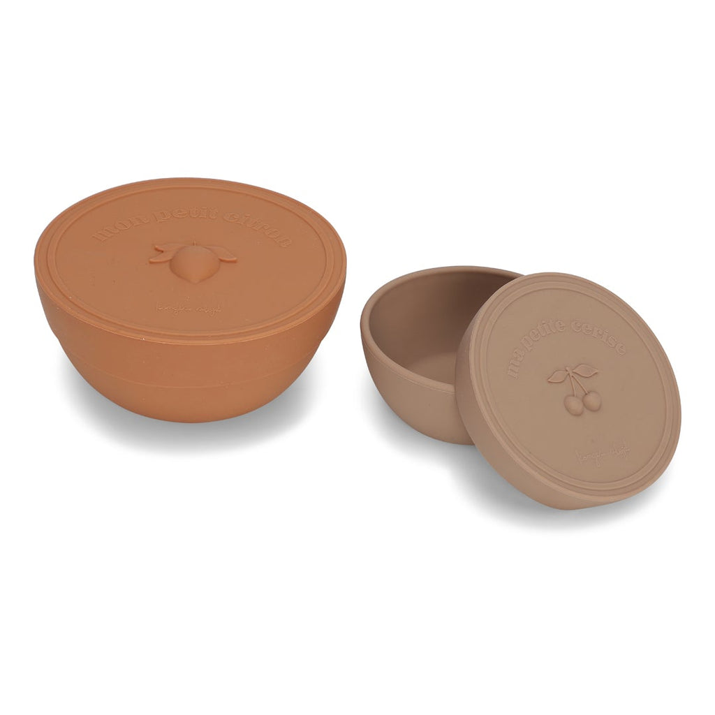 ZZZ Konges Sløjd Snack Boxes 2 pack | Blush/ Terracotta Red *