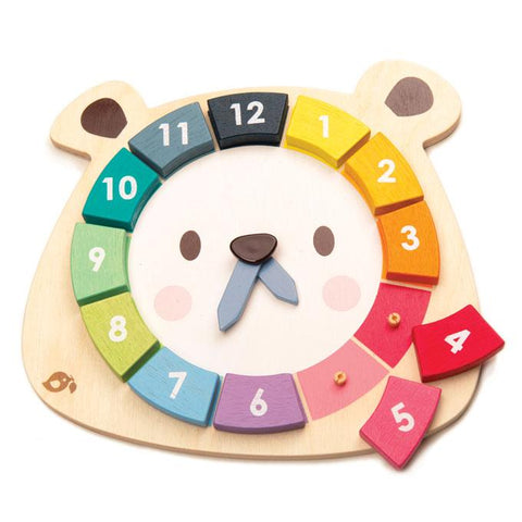 Tender Leaf Toys Clock | Bear Colours