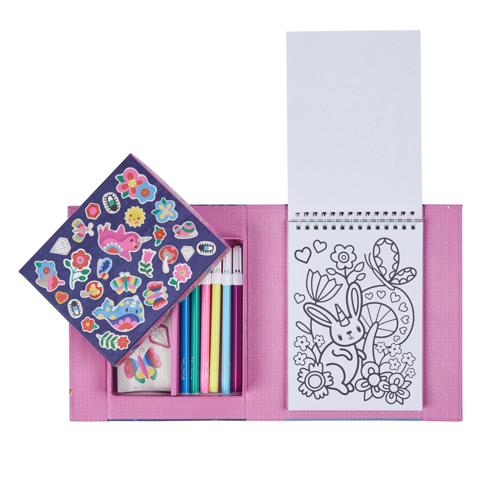 Tiger Tribe meeneem kleur/sticker set - Magical Creatures
