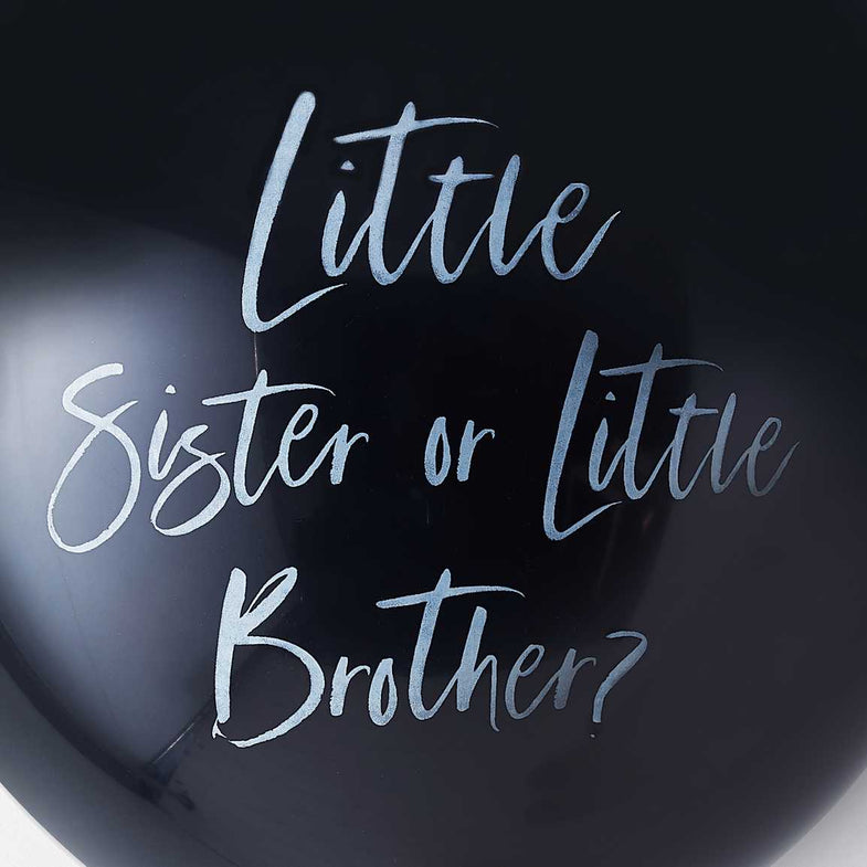 Ginger Ray Gender reveal ballon kit | Little Brother or Little Sister  *