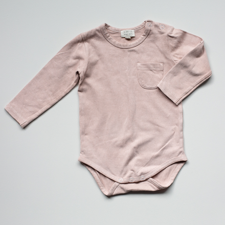 The Simple Folk The Long Sleeve Onesie | Antique Rose *