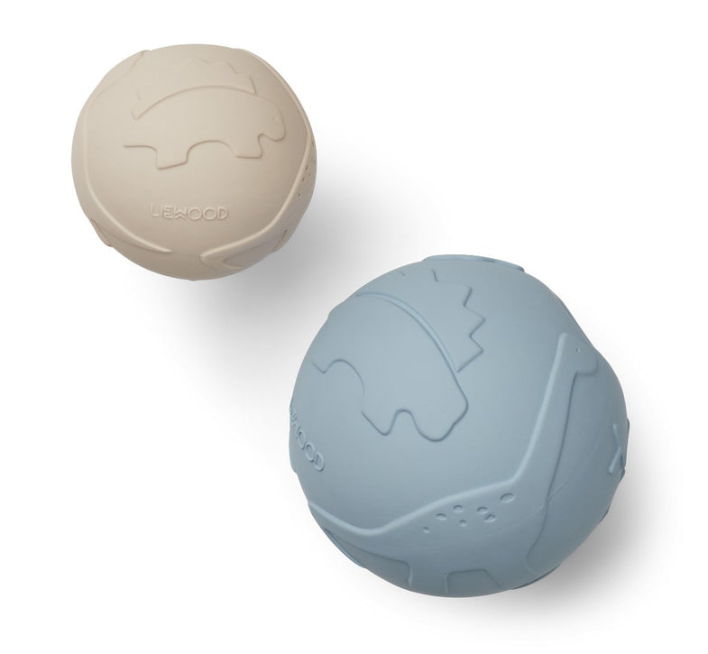 Liewood Thea Baby Ball | Dino Sandy Sea Blue Mix