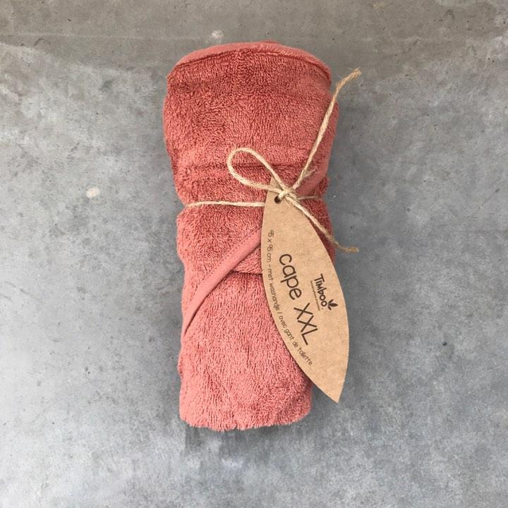 Timboo Bamboo XXL Badcape | Apricot Blush