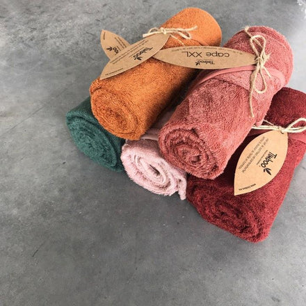 Timboo Bamboo XXL Badcape | Apricot Blush