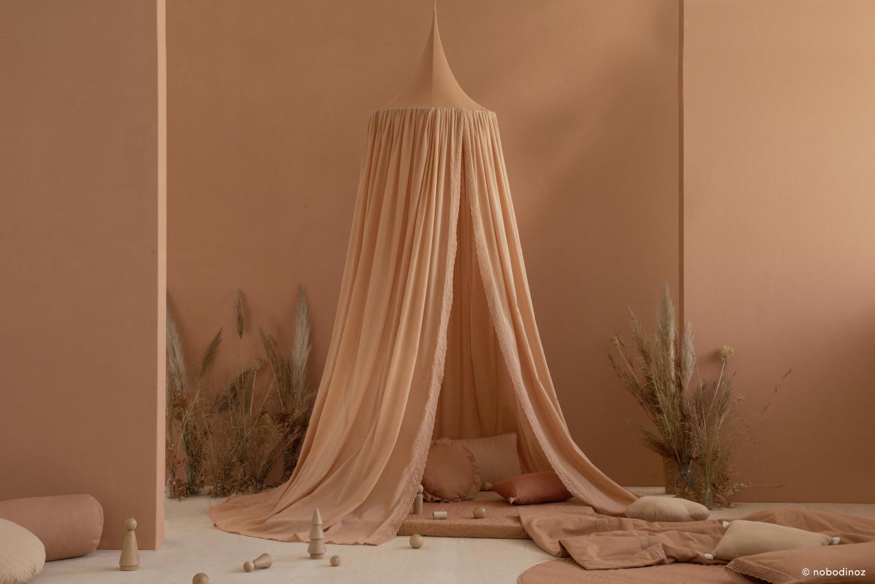 *  Nobodinoz Vera Canopy Eyelet | Sienna Brown