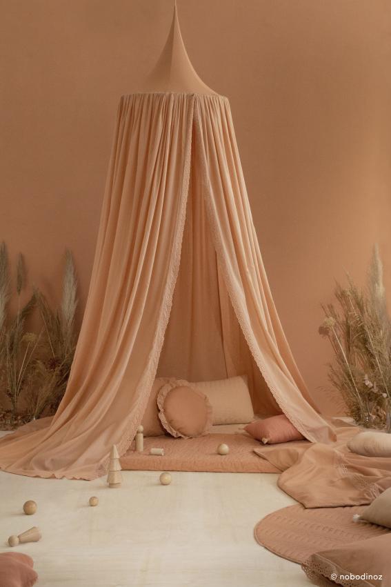 *  Nobodinoz Vera Canopy Eyelet | Sienna Brown