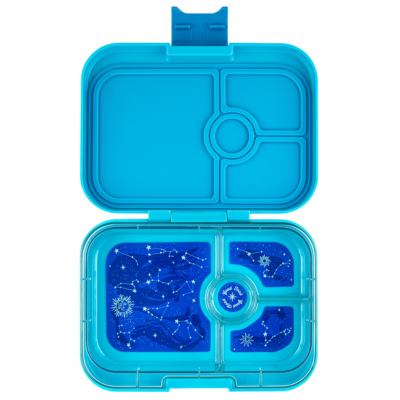 Yumbox Panino 4 vakken Lekvrije Lunchbox | Luna Aqua / Zodiac Tray
