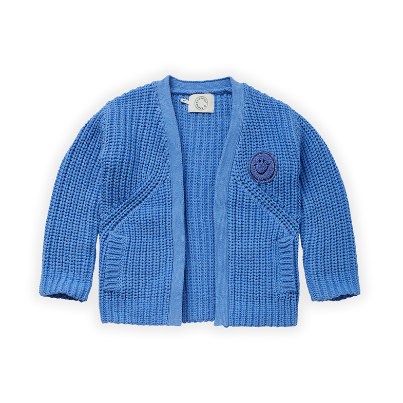 Sproet & Sprout Cardigan | Smiley Blue *