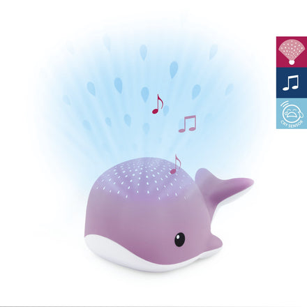 Zazu Projector Met Rustgevende Melodieën Wally De Walvis | Warm Roze*