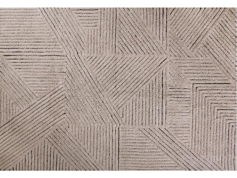 Lorena Canals machinewasbaar wollen tapijt 170x240cm Golden Coffee