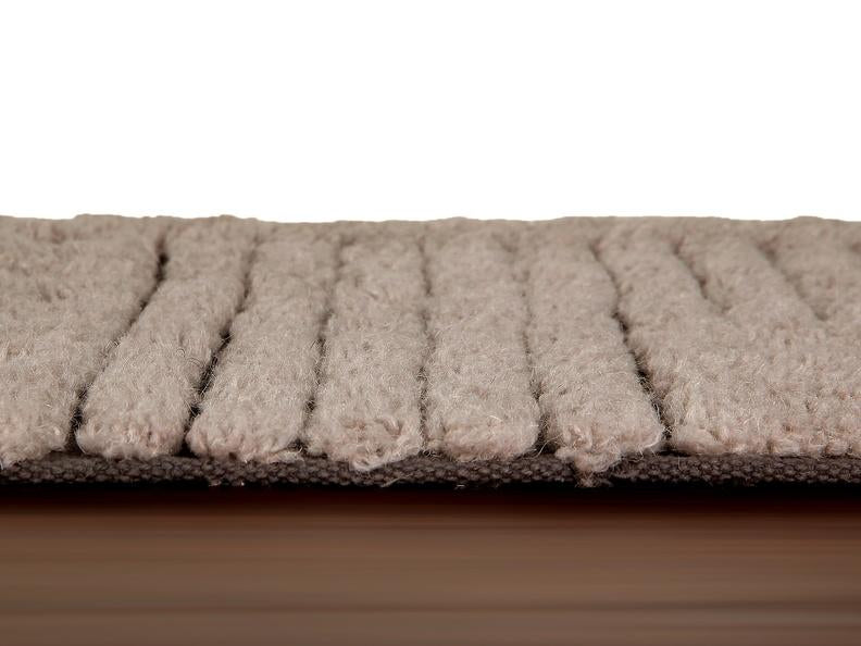 Lorena Canals machinewasbaar wollen tapijt 170x240cm Golden Coffee