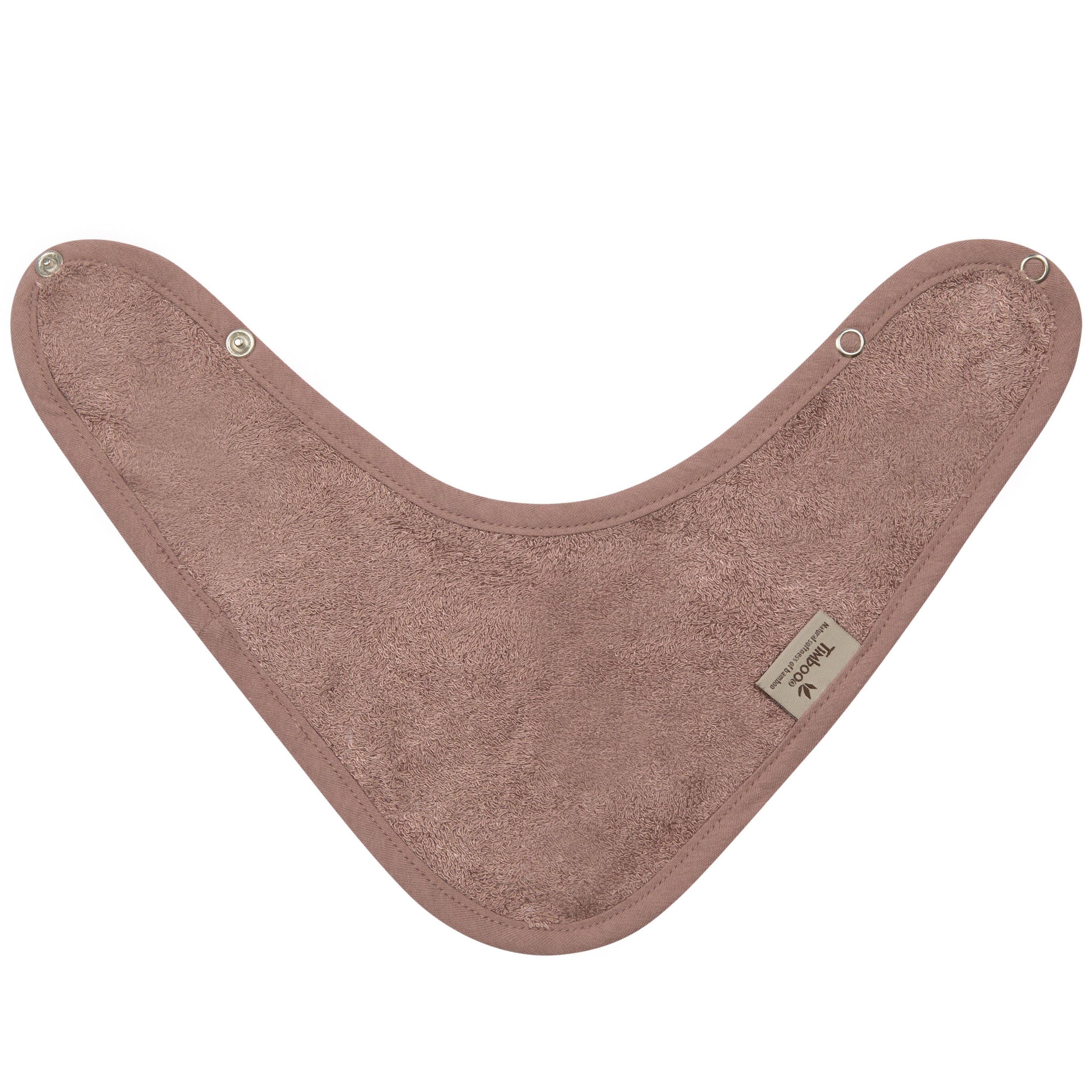 Timboo Bandana Slab Bamboe Kwijlsjaaltje | Mellow Mauve