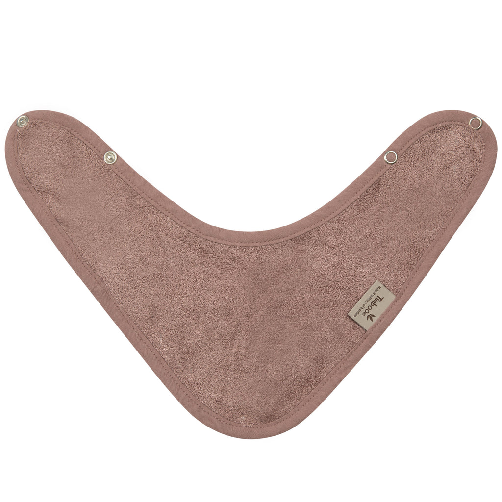Timboo Bandana Slab Bamboe Kwijlsjaaltje | Mellow Mauve
