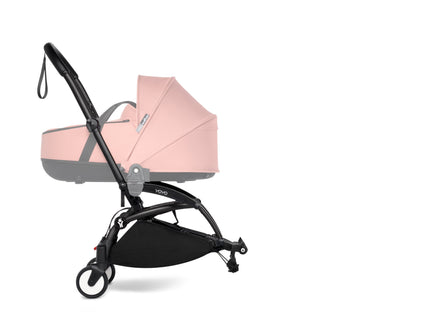 * Babyzen YOYO Connect Lichte Dubbele Plooibuggy | Zwart Zonder Kap