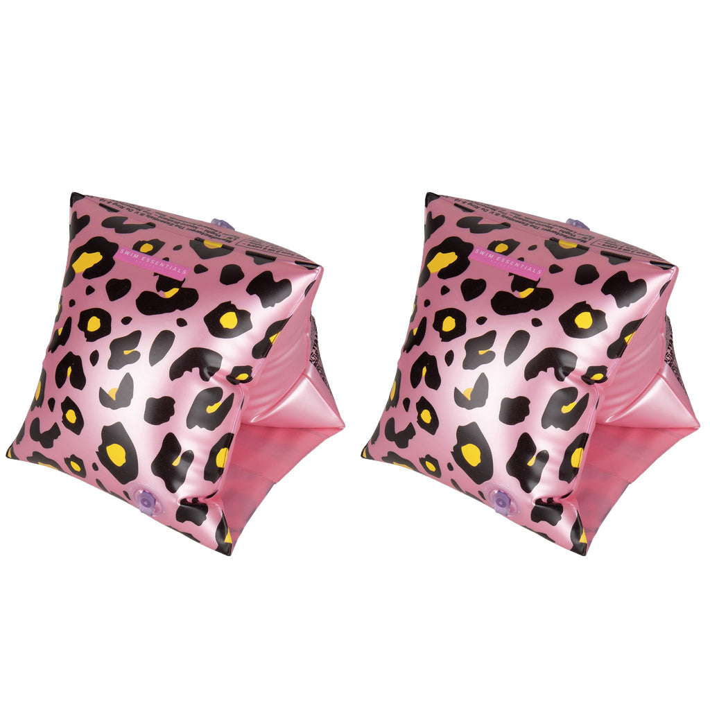 zzz Swim Essentials Zwembandjes 2-6 jaar | Pink Leopard