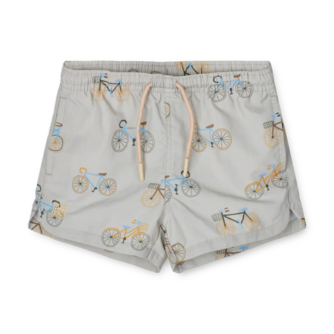 Liewood Aiden Board Shorts Zwembroek | Bicycle Cloud Blue*