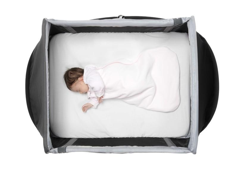 * AeroMoov Hoeslaken Reisbed 110x60cm | Cotton White