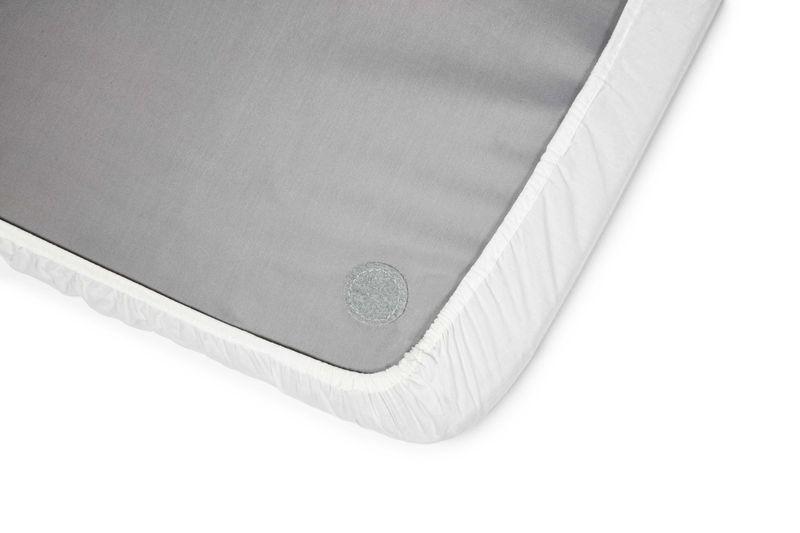 * AeroMoov Hoeslaken Reisbed 110x60cm | Cotton White