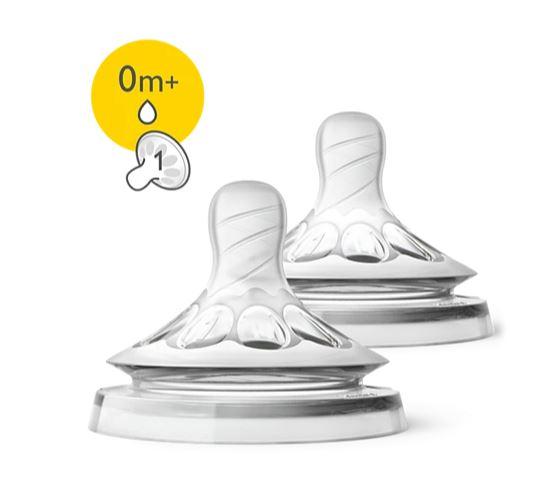 Avent set 2 Natural 2.0 zuigspenen 1 gaatje